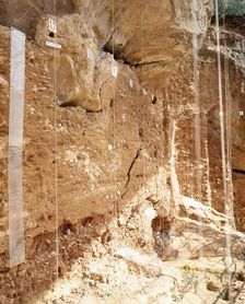 Archaeological site of Atapuerca, Trinchera del Ferrocarril, Castile and Leon, Spain, 2001. Creator: LTL