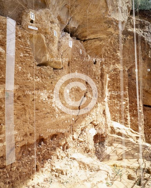 Archaeological site of Atapuerca, Trinchera del Ferrocarril, Castile and Leon, Spain, 2001. Creator: LTL.