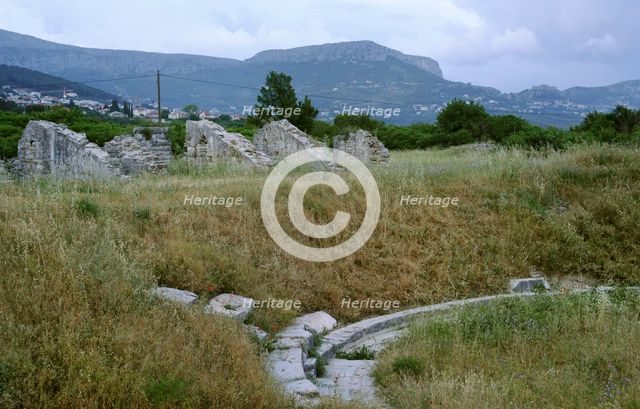 Archaeological ruins, ancient city of Salona, Solin, Coatia, 2018.  Creator: Unknown.