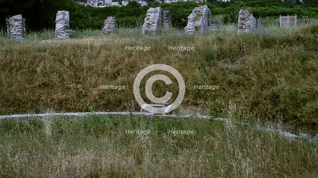 Archaeological ruins, ancient city of Salona, Solin, Coatia, 2018.  Creator: Unknown.