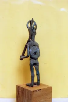 Archaic Greek warrior in Bronze, Syracuse, Sicily