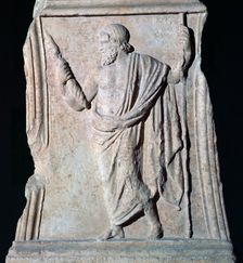 Archaic Roman relief of Jupiter