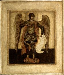 Archangel Michael, Russian icon, 1650-1699. Creator: Unknown