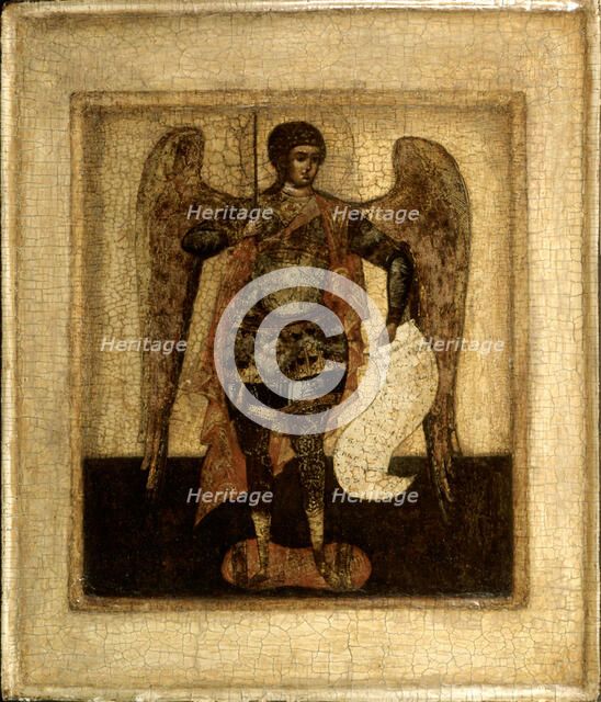 Archangel Michael, Russian icon, 1650-1699. Creator: Unknown.