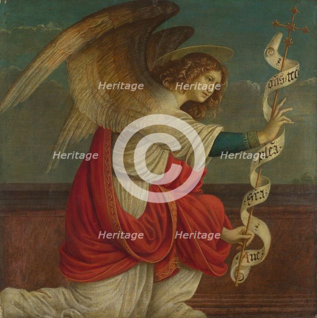 Archangel Gabriel (Panel from an Altarpiece: The Annunciation), before 1511. Artist: Ferrari, Gaudenzio (ca 1477-1546)