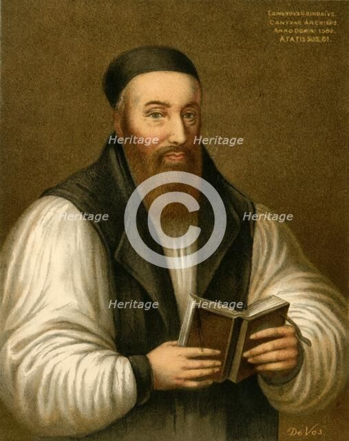 'Archbishop Grindal', c1580, (19th century?).  Creator: Unknown.