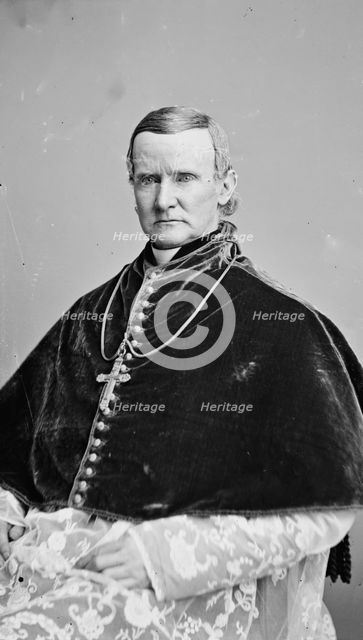 Archbishop John McCloskey, between 1855 and 1865. Creator: Unknown.