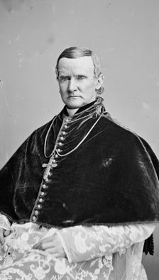 Archbishop John McCloskey, between 1855 and 1865. Creator: Unknown