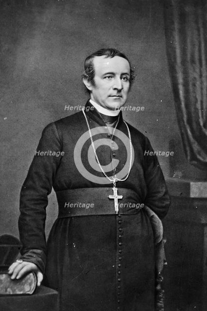 Archbishop John Hughes, between 1855 and 1865. Creator: Unknown.