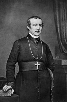 Archbishop John Hughes, between 1855 and 1865. Creator: Unknown