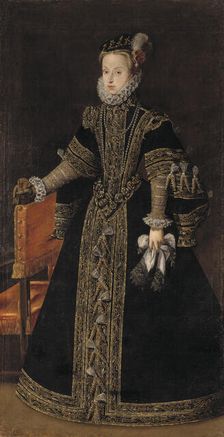 Archduchess Anna Maria (1549-1580), Anna of Austria, Queen of Spain.Unknown date. Creator: Workshop of Alonso Sánchez Coello