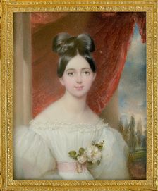 Archduchess Maria Theresa of Austria (1816-1867), Queen of the Two Sicilies, c1837. Creator: Daffinger, Moritz Michael (1790-1849)