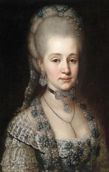 Archduchess Marie Christine of Austria (1742-1798), Duchess of Teschen, c1770. Creator: Anonymous