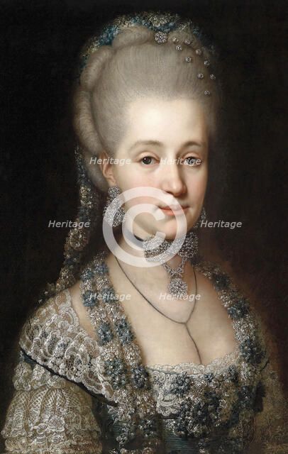 Archduchess Marie Christine of Austria (1742-1798), Duchess of Teschen, c1770. Creator: Anonymous.