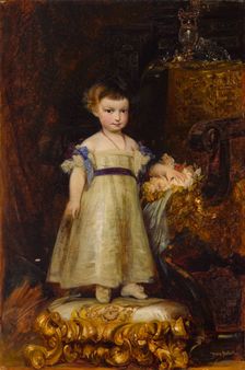 Archduchess Marie Valerie of Austria as Child (1868-1924), 1870