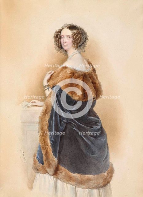 Archduchess Sophie of Austria, Princess of Bavaria (1805-1872), 1849.