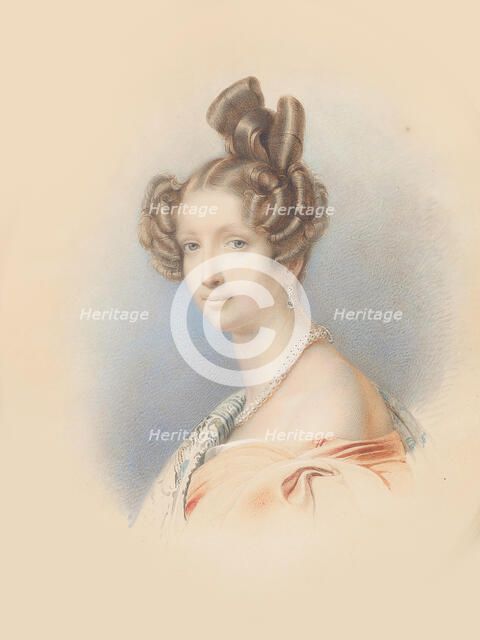 Archduchess Sophie of Austria, Princess of Bavaria (1805-1872). Creator: Eybl, Franz (1806-1880).