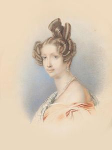 Archduchess Sophie of Austria, Princess of Bavaria (1805-1872). Creator: Eybl, Franz (1806-1880)