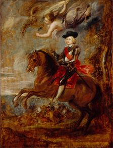Archduke Ferdinand, Cardinal-Infante of Spain, at the Battle of Nordlingen, 1635. Creator: Peter Paul Rubens