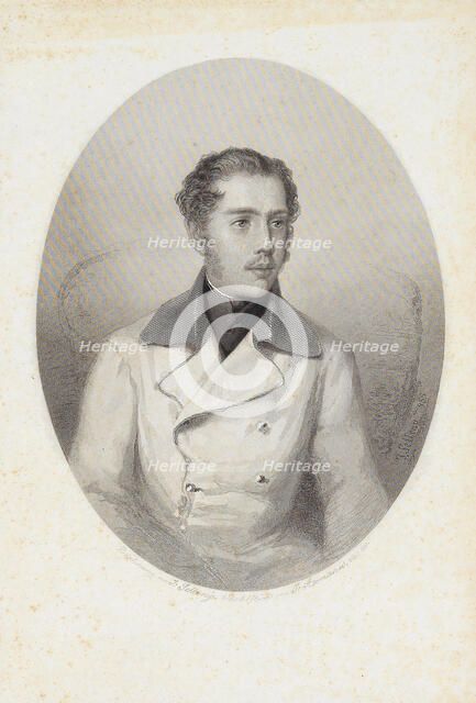 Archduke Karl Ludwig of Austria (1833-1896), 1856. Creator: Axmann, Josef (1793-1873).