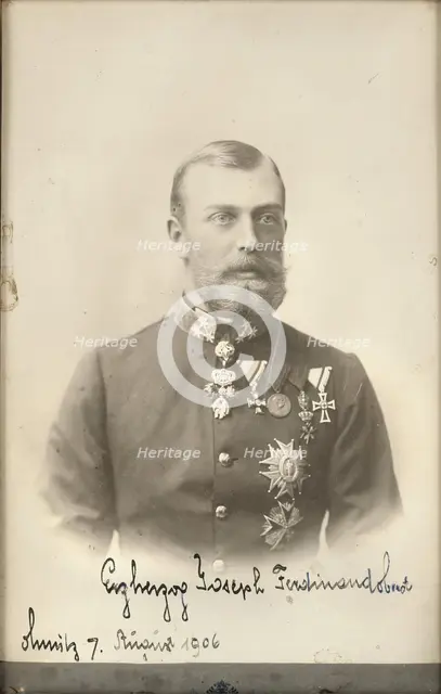 Archduke Joseph Ferdinand of Austria (1872-1942), 1906. Creator: Anonymous ().