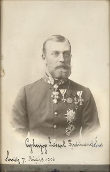 Archduke Joseph Ferdinand of Austria (1872-1942), 1906. Creator: Anonymous ()