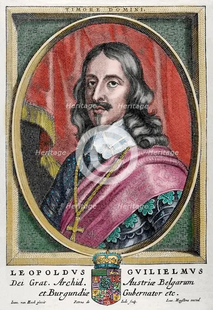 Archduke Leopold Wilhelm of Austria, 1885. Creator: Pieter de Jode II.