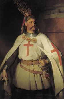 Archduke Leopold as a crusader, 1863. Creator: Friedrich von Amerling