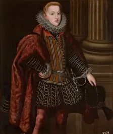Archduke Leopold, brother-in-law of Philip III, c1608-c1617. Creator: Bartolomé González
