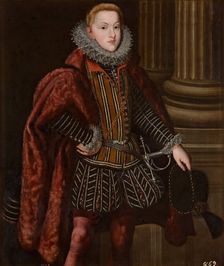 Archduke Leopold, brother-in-law of Philip III, c1608-c1617. Creator: Bartolomé González