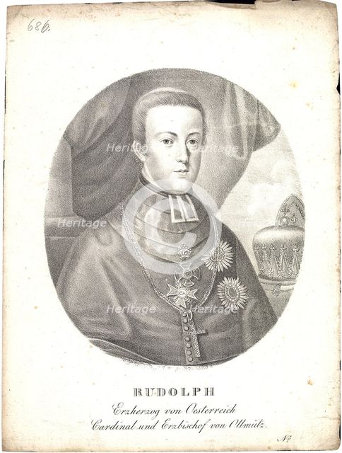 Archduke Rudolf of Austria (1788-1831), ca 1820.