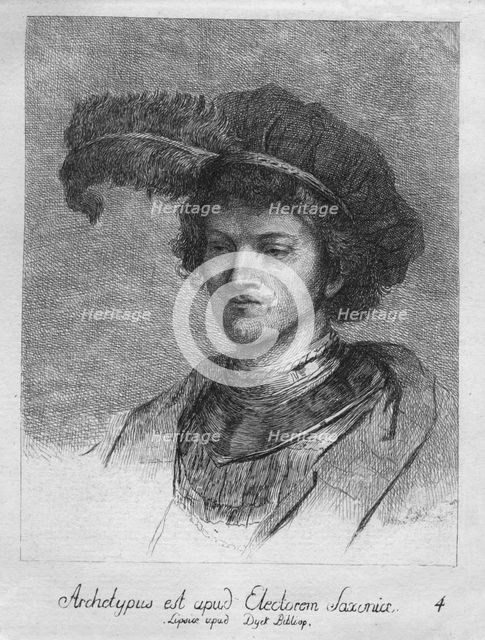 'Archetypus est apud Electorem Saxonie. Lipsice apud Duck Bibliop', 1769. Artist: Christian Gottfried Schulze.