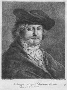 Archetypus est apud Electorem Saxonie. Lipsice apud Duck Bibliop 1769. Artist: Christian Gottfried Schulze