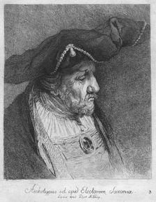 Archetypus est apud Electorem Saxonie. Lipsice apud Duck Bibliop 1769. Artist: Christian Gottfried Schulze