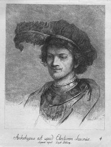 Archetypus est apud Electorem Saxonie. Lipsice apud Duck Bibliop 1769. Artist: Christian Gottfried Schulze