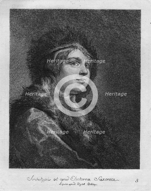 'Archetypus est apud Electorem Saxonie. Lipsice apud Duck Bibliop', 1771. Artist: Christian Gottfried Schulze.
