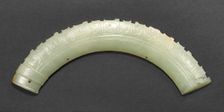 Arched pendant, late Neolithic period, Longshan culture, or early Shang period, c. 1600/1045 B.C. Creator: Unknown
