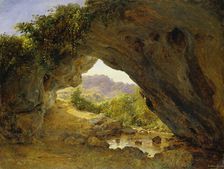 Arched Rocks by Civitella II, 1836. Creator: Carl Morgenstern