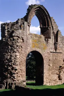 Arched window and doorway, Lilleshall Abbey, Shropshire, 1999