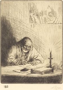 Archeologist (L'archeologue). Creator: Alphonse Legros