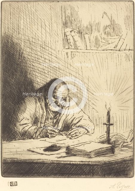 Archeologist (L'archeologue). Creator: Alphonse Legros.