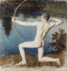 Archer, 1897. Creator: Vaino Blomstedt