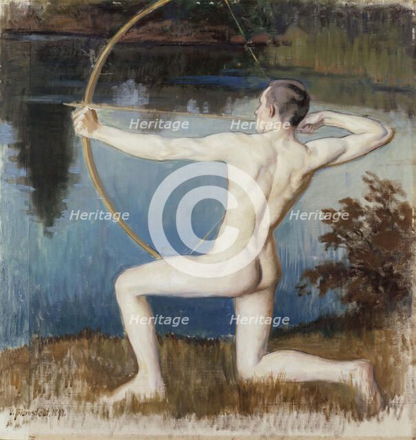 Archer, 1897. Creator: Vaino Blomstedt.