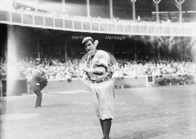 Archer, of Chicago Cubs, at bat, 1912. Creator: Bain News Service.
