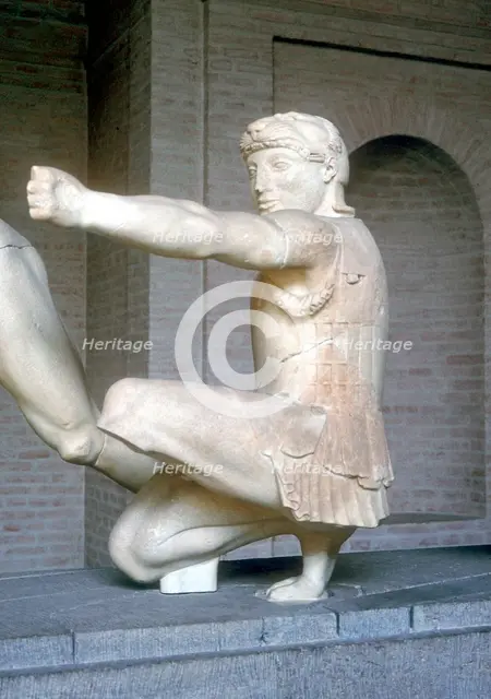 Archer from part of the East Pediment of the Temple of Aphaia,  Aegina, Greece, c500 - 480 BC. Artist: Unknown