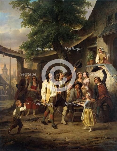 Archer the Winner, 1851. Creator: Hendrick Joseph Dillens.