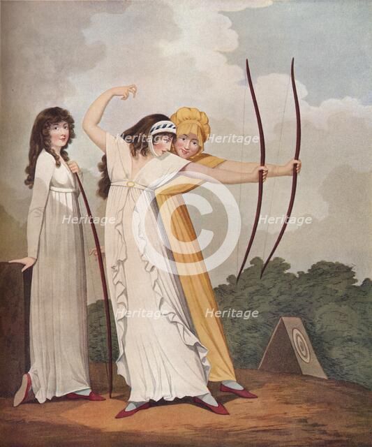 'Archers', c1799. Artist: Wright & Ziegler.