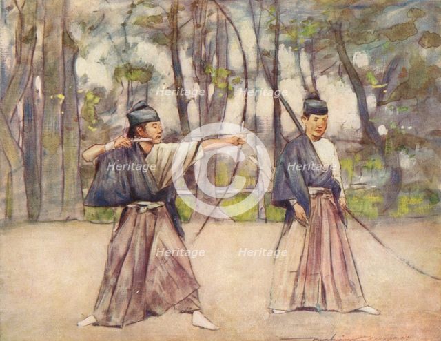 'Archers', c1887, (1901). Artist: Mortimer L Menpes.