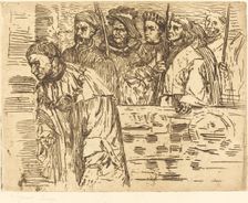 Archers (Les archers), 1862. Creator: Alphonse Legros