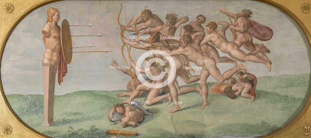 Archers, Second half of the16th cen.. Creator: Siciolante da Sermoneta; Girolamo (1521-c. 1580).